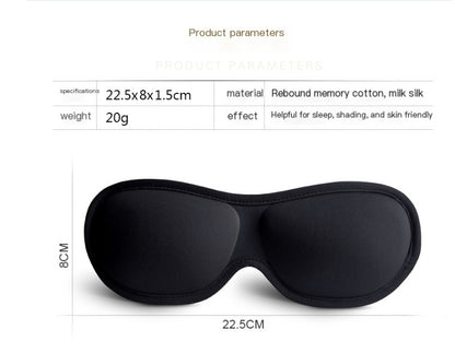 Bozzi SleepFree 3D Eye Mask – Memory Foam Travel Comfort