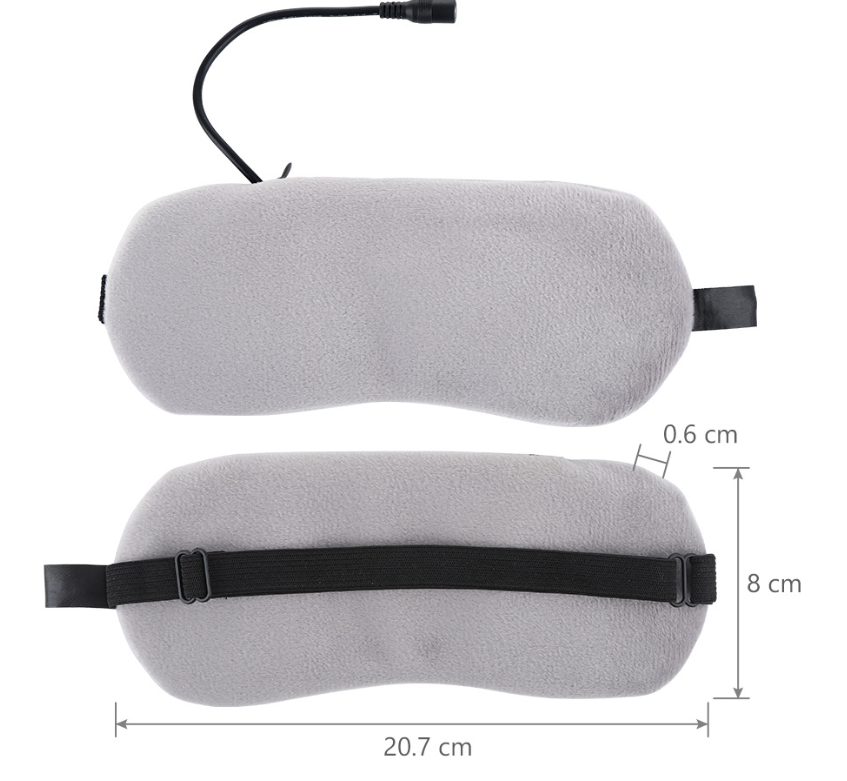 Blackout Sleep Mask with Hot and Cold Compress – Soft Cotton Eye Therapy