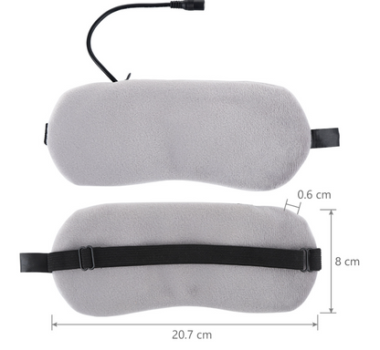 Blackout Sleep Mask with Hot and Cold Compress – Soft Cotton Eye Therapy