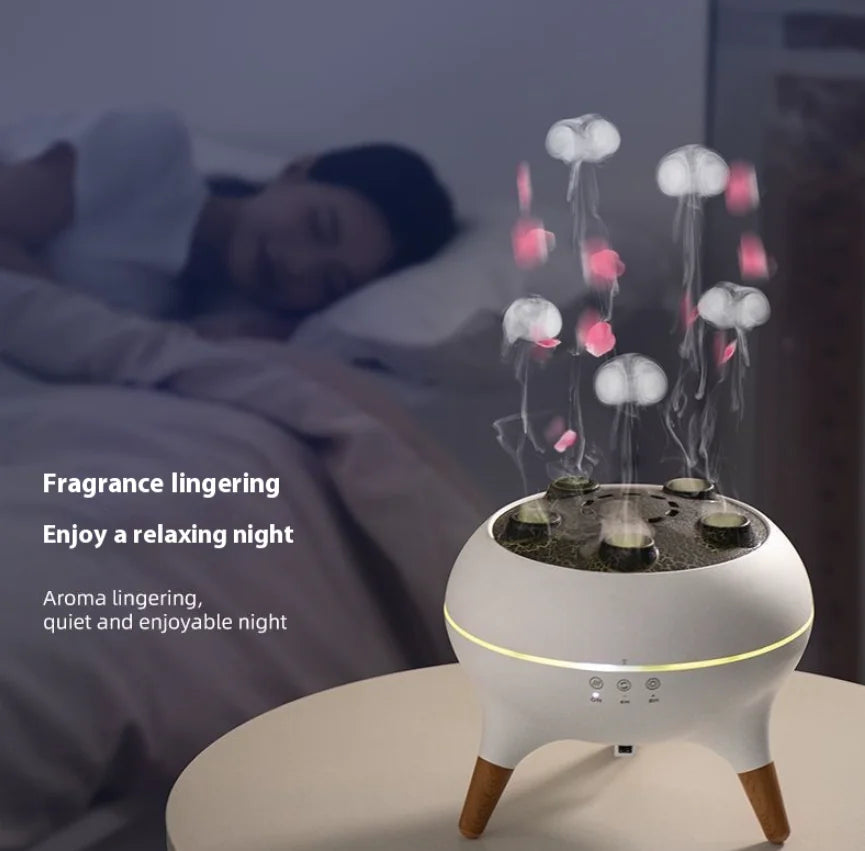 Jellyfish Mist Aromatherapy Diffuser – Soothing Light + Oil Diffusion