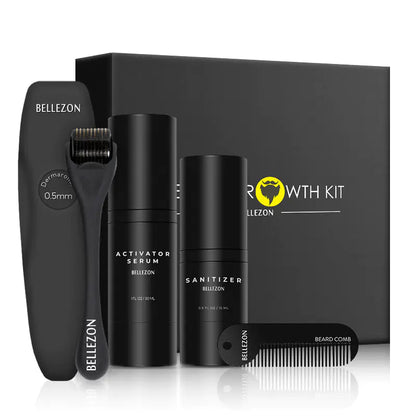 Beard Growth Kit – Serum and Grooming Essentials for Fuller Facial Hair