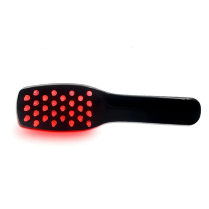 LED Scalp Massage Brush Pro – 3-in-1 Vibration, Red & Blue Light Therapy