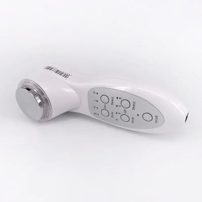 Ultrasonic Facial Cleansing Device with Color Light Therapy