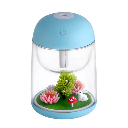 Micro Landscape Humidifier – Quiet Mist with Color-Changing Light