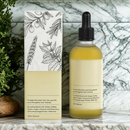 Natural Hair Growth Serum – Nourishing Oil for Shine and Strength