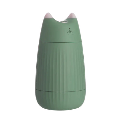 Cat Humidifier with Colorful LED Light – Compact Mist for Calm Spaces