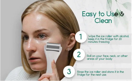 Body Massage Ice Roller – Cold Therapy for Muscles and Skin