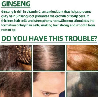 Ginseng Hair Growth Serum with Biotin – Strength and Repair