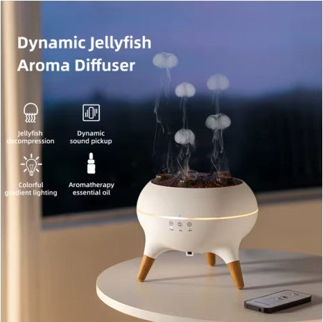 Jellyfish Mist Aromatherapy Diffuser – Soothing Light + Oil Diffusion