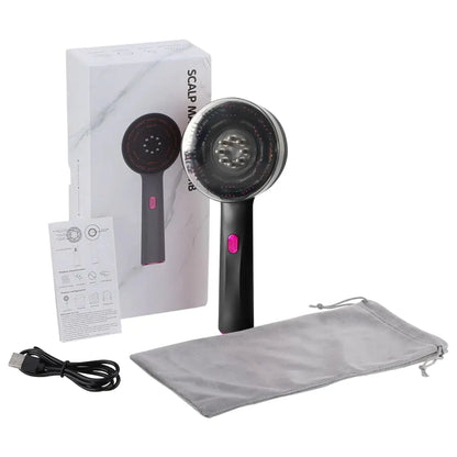 Hair Revival Comb with Red Light Therapy & Micro-Massage – Scalp Stimulator with Serum Infusion for Fuller, Healthier Hair