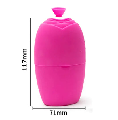 Reusable Rose Silicone Ice Face Roller
