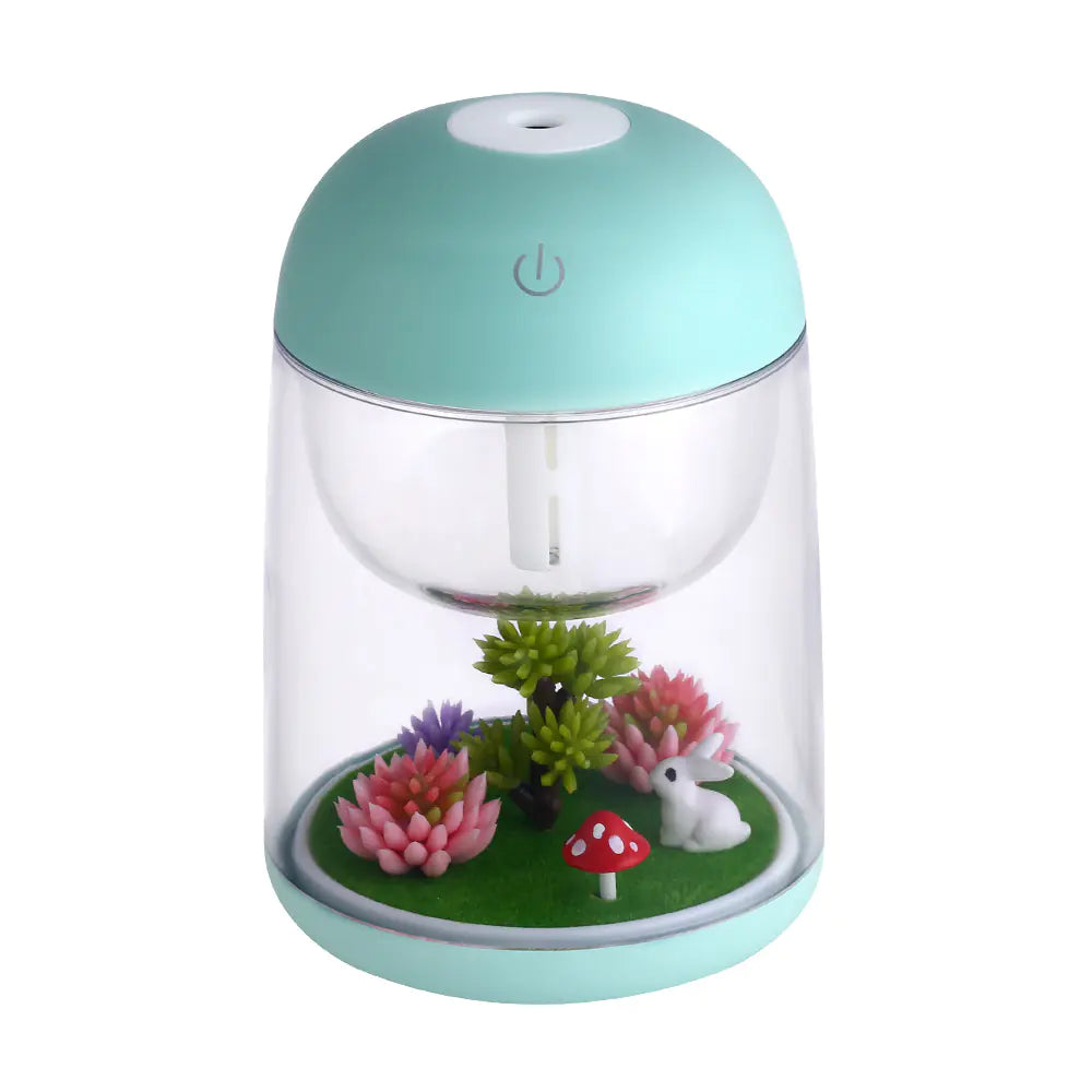 Micro Landscape Humidifier – Quiet Mist with Color-Changing Light