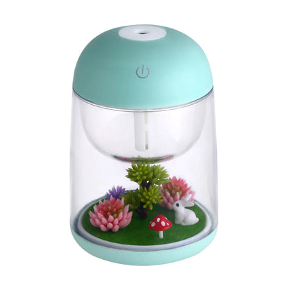 Micro Landscape Humidifier – Quiet Mist with Color-Changing Light