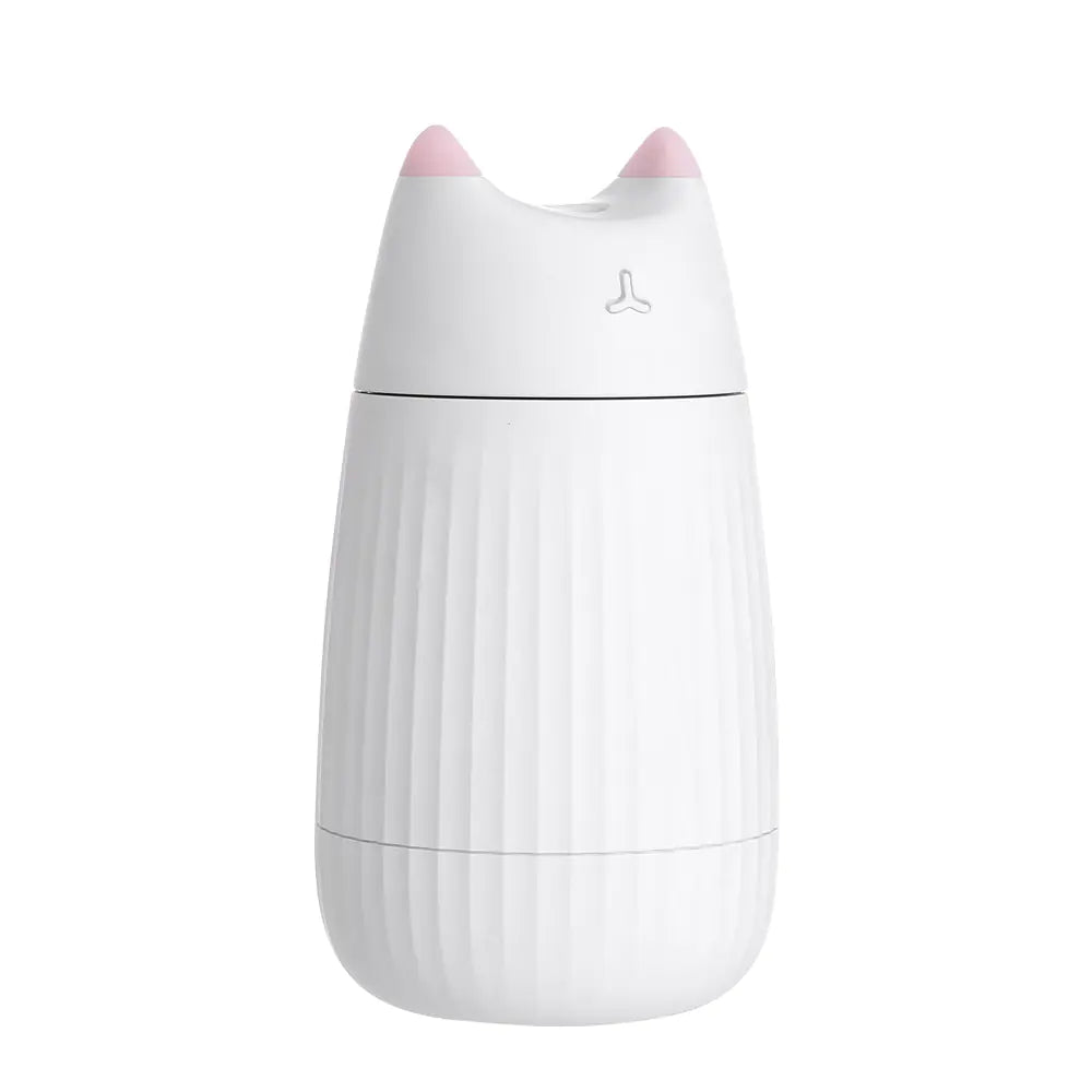 Cat Humidifier with Colorful LED Light – Compact Mist for Calm Spaces