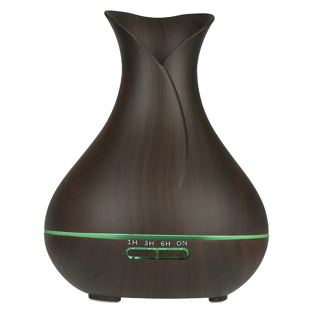 Wood Grain Aromatherapy Diffuser – Humidifier & Essential Oil Mist