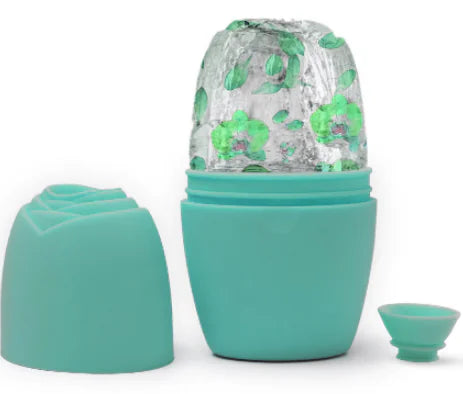 Reusable Rose Silicone Ice Face Roller