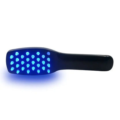 LED Scalp Massage Brush Pro – 3-in-1 Vibration, Red & Blue Light Therapy